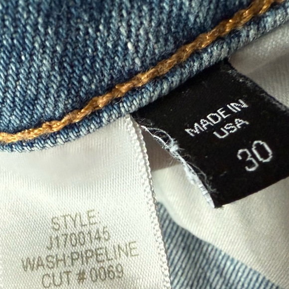 Veronica Beard Ines Paint Splatter Cropped Girlfriend Jean Denim Women’s Size 30 - Picture 12 of 13